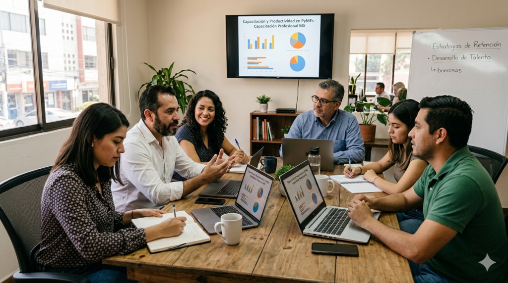 Capacitación laboral en una PyME mexicana para retener talento y mejorar la productividad